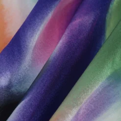 Abstract Print Cross Back Tie Satin Midi Dress -Women's Clothing Store 44b54e20 1a9c 4382 9913 70e30288abc9