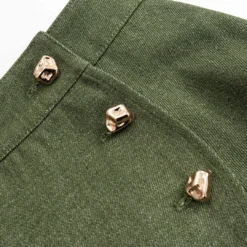 Metallic Asymmetrical Shorts -Women's Clothing Store 455ab045 7db5 460f b179 8c9bebfd0107