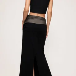 High Waist Tie-Up Skirt -Women's Clothing Store 4569c225 1375 48f6 af22 d3a5a422fcff