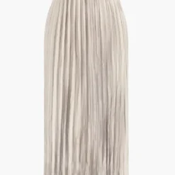 Pleated Satin Skirt -Women's Clothing Store 4687b924 5659 4ac7 9052 98adc0f18411