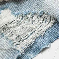 Denim Chiffon Patchwork Pocket Button Skirt -Women's Clothing Store 479c798a 6c1d 4c88 901e 513255dc0423