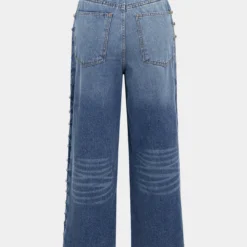 Denim Rivet Decor Jeans -Women's Clothing Store 481a6cc1 287c 41a7 b17e 40f468dfc732