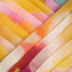 Ombre Print Chiffon Satin Pleated Halter Neck Tie-Up Cami Top -Women's Clothing Store 48490d78 cb45 4bdf a011 c18618314a07