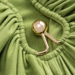 Metallic Decor Ruched Skirt -Women's Clothing Store 4a1ceb4d 65ba 4b3d 9e66 6bec4a03b33d