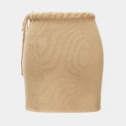 Knit Braided Tie-Up Skirt -Women's Clothing Store 4a95bc36 db0c 486c b423 6ae932a6fe42