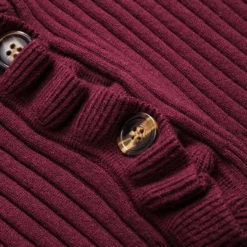 Knitted Button Long-Sleeve Top -Women's Clothing Store 4c30236f d854 49ac bbff a1ca88c62fe3