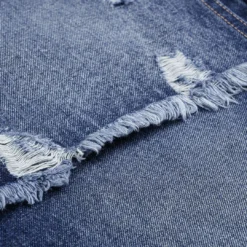 Denim Patchwork Straight Leg Jeans -Women's Clothing Store 4c808bf5 a2a0 4a80 81f1 820660bf0799