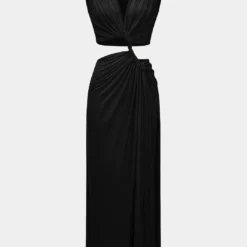 Cut Out Twist Knot Sleeveless Slit Midi Dress -Women's Clothing Store 4d157242 e5e5 4c91 b97a 28f2573b6c83
