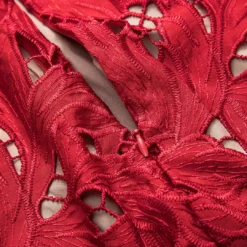 Bow Embroidery Cut Out Zipper Slit Slip Maxi Dress -Women's Clothing Store 4e2688fb 2d2c 4742 aee8 5f4a891b4866