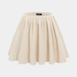 High Waist Ruched Skirt