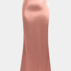 Solid Satin Zipper Skirt -Women's Clothing Store 4ecc48f1 3c8b 4b1e 8456 a5891b50ae3e