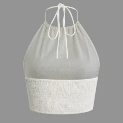 Halter Neck Crop Tank Top -Women's Clothing Store 4f758647 14ee 4aa3 8e2e 80259e984461