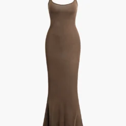 Adjustable Strap Mermaid Maxi Slip Dress -Women's Clothing Store 50e2eda6 52d8 4671 b43e 9dec71b4aa5f