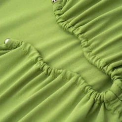 Metallic Decor Ruched V-Neck Sleeveless Slit Maxi Dress -Women's Clothing Store 514dc5c2 b61e 4d63 9e82 4cace2fdcdfb