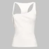 Twist Knot Asymmetrical Tank Top
