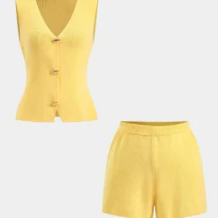 Sweater Metallic Button Tank Top -Women's Clothing Store 54dfa2ba 2352 4fb5 8ec0 e89c085aee5a