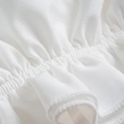 Tie-Front Off Shoulder Patchwork Scallop Edge Maxi Dress -Women's Clothing Store 54fa48e5 5005 4a82 9c3e 21f0bf1280ba