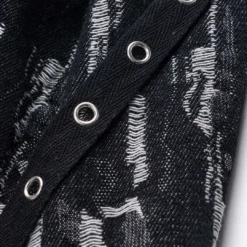 Jacquard Denim Metal Belt Zipper Skirt -Women's Clothing Store 5572d555 6395 43aa 94e7 c11db3a65aaa