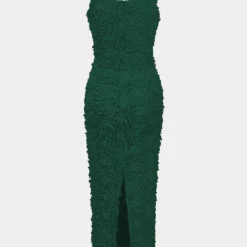 Appliques V-neck Slit Maxi Dress -Women's Clothing Store 5768e72f 42cd 4d6a b3b3 7e4090f92a1f