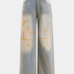 Denim Dirty Straight Leg Jeans