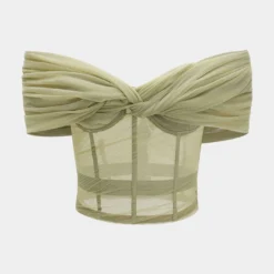 Ruched Strapless Tube Top