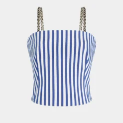 Stripe Print Cami Top