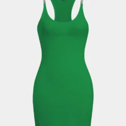 Chain Decor Sleeveless Mini Dress -Women's Clothing Store 5c9d751a 1fe4 4c55 9ab8 ed267e67880d