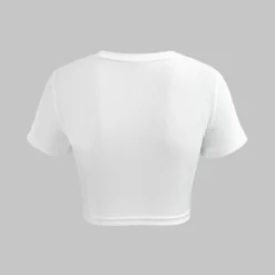 Basic Twist Hem Crop T-shirt -Women's Clothing Store 5ccde3e2 c3b8 4bdf be49 71198c9d3fcf