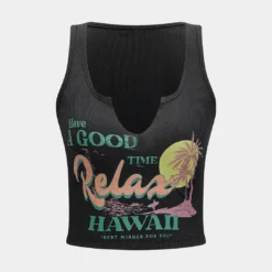 Letter Print Tank Top -Women's Clothing Store 5e71552d 7df1 478d bc2e f2f004accbbf