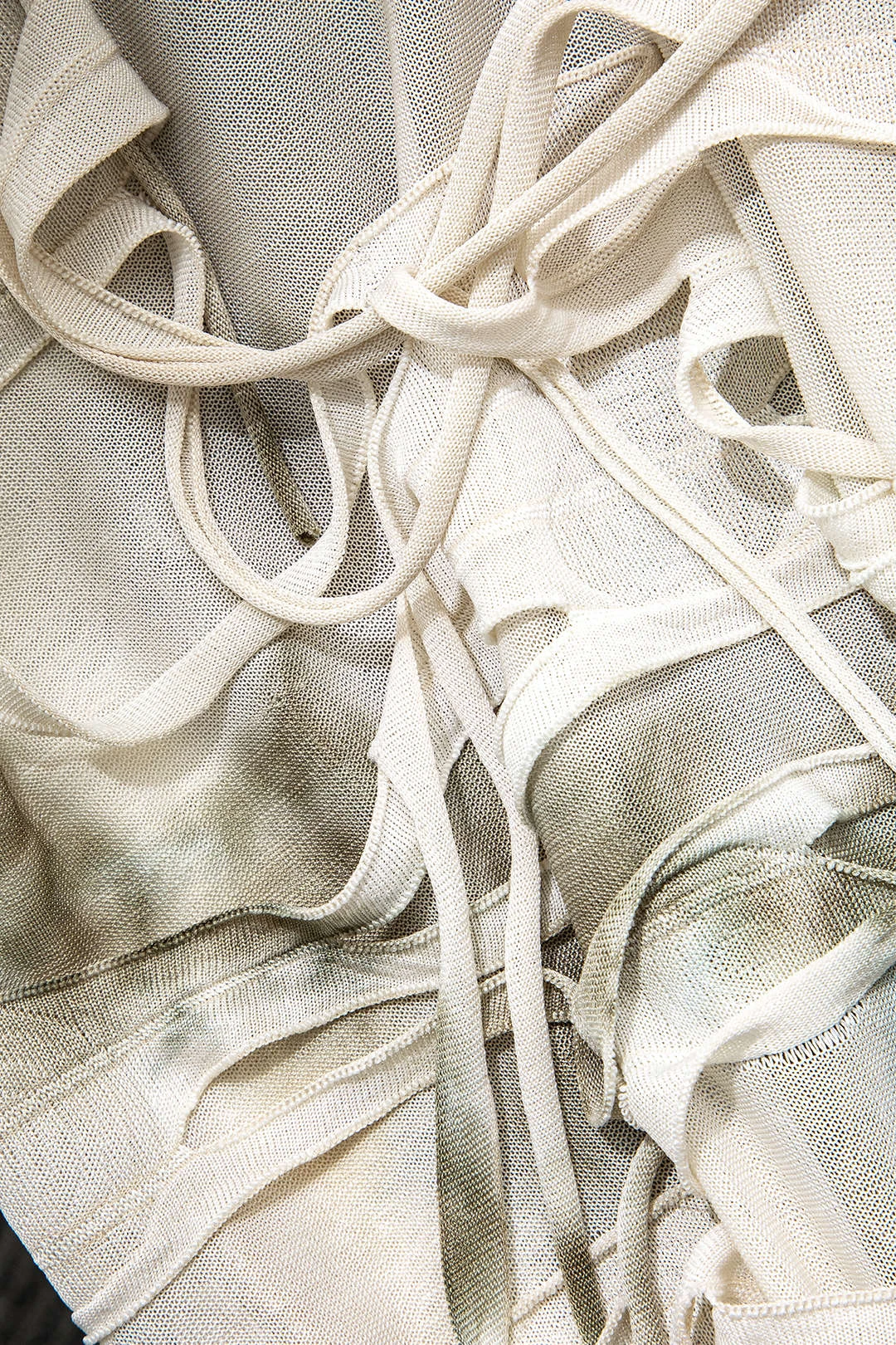 Tie Dye Distressed Sleeveless Cut Out Slit Maxi Dress 3 Tie Dye Distressed Sleeveless Cut Out Slit Maxi Dress - Image 3