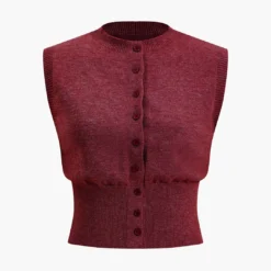 Button Sweater Tank Top -Women's Clothing Store 5eb21615 7363 47a3 b881 8c44791492e8