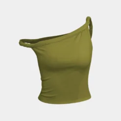 Basic Asymmetrical Twist Sleeveless Top -Women's Clothing Store 62f23adb 75bc 4ce8 8e06 daef5ea0c5b8