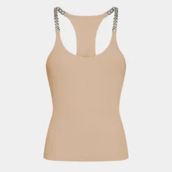 Chain Decor Sleeveless Tank Top -Women's Clothing Store 63714188 11ab 482d 8d02 d01eaaa4077b