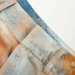 Watercolor Print Satin Pocket Trousers -Women's Clothing Store 6716a3e7 e1f2 4a34 add4 339f7fbb33d0