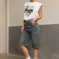 Car Letter Digital Pattern Print Sleeveless T-Shirt -Women's Clothing Store 69b63757 5e5e 451c 9d98 554c4bf9f37e