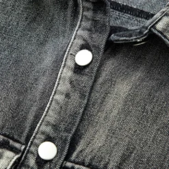 Asymmetric Button Up Flap Pocket Crop Denim Vest -Women's Clothing Store 6a01a165 fadc 4a5e a2d5 56ec5fc86a00