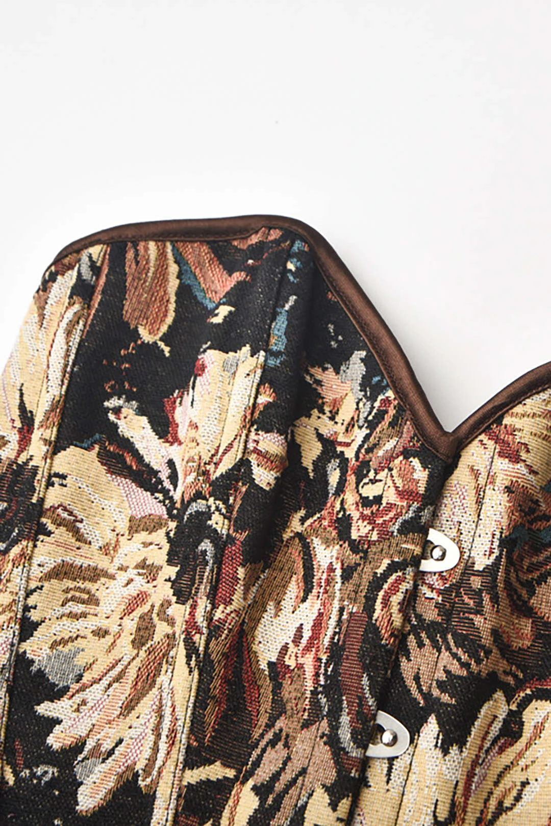 Abstract Print Braided Tie Corset Top 6 Abstract Print Braided Tie Corset Top - Image 6