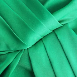 V-neck Satin Pleated Dress With Neck Scarf -Women's Clothing Store 6c9b8410 5338 4b0b aa62 e34f56d6f4c2