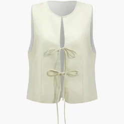 Solid Tie-Up Tank Top