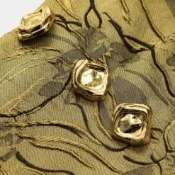 Jacquard Metallic Puff Zipper Skirt -Women's Clothing Store 6d7126e5 6c2e 46aa b3c6 fb2bb554538f