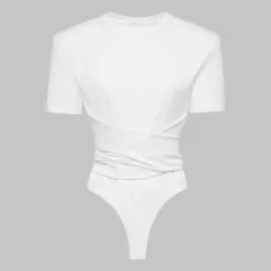 Solid Short Sleeve Bodysuit