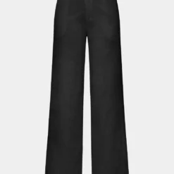 Basic Linen-Blend Straight Leg Pants -Women's Clothing Store 71f42544 3143 42ec a43e 2ebe475e8ed8