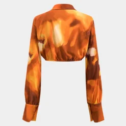 Watercolor Print Ruched Long-Sleeve Shirt 12 Watercolor Print Ruched Long-Sleeve Shirt -Women's Clothing Store 744934d6 ae72 446e b174 9b66474e7e95