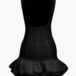 Solid Tank Ruffle Hem Mini Dress -Women's Clothing Store 769199fb 6c91 423a afbc 10ac60559392