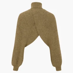 Batwing Sleeve Turtleneck Crop Sweater -Women's Clothing Store 7715707a 7581 4b66 961c 98d179a3238c