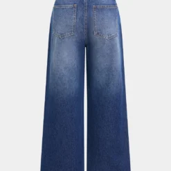 Denim Patchwork Straight Leg Jeans -Women's Clothing Store 7758e25c 047d 46e7 97fd c0ac6b0449ee