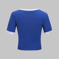 Contrast Letter Print V-Neck Short Sleeve T-Shirt -Women's Clothing Store 77f359d7 6900 43a9 8b0c 4c1ccd334ee5