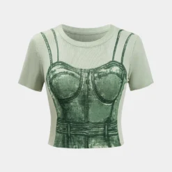 Printed Short Sleeve T-Shirt -Women's Clothing Store 7812117e c330 47ec 9f48 806560deab1f