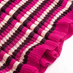 Stripes Contrast Print Knit Patchwork Short-Sleeve Top -Women's Clothing Store 7850a74e e503 4884 a499 12953e800378