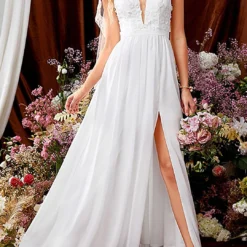 Lace Appliques Slip Maxi Dress -Women's Clothing Store 786c5428 910c 48ac a19e 0ecaa0a2be73